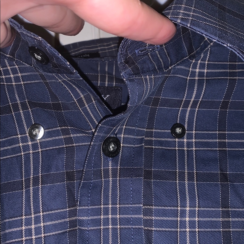 Hathaway Blue Plaid Button-Down Shirt xxl - Picture 6 of 11
